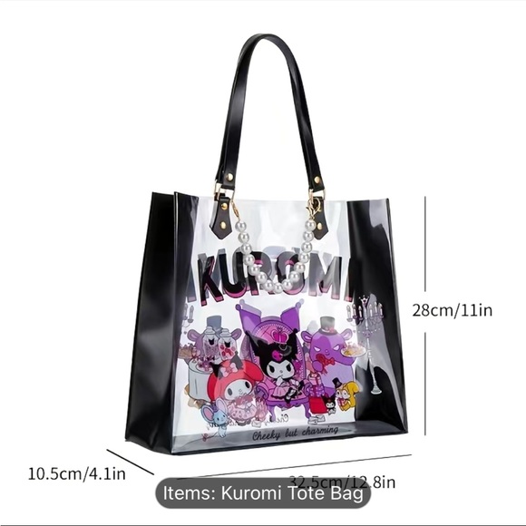 NWT Kuromi clear tote - Picture 6 of 7